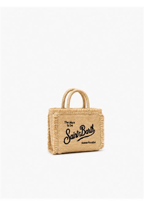 Borsa mini in paglia SAINT BARTH | VAMI09 VANITY MINI STRAW N00421L 1100 EMB